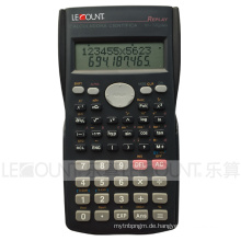 12 + 10 Ziffern 240 Funktion 2-zeiliges Display Scientific Calculator mit aufgeschobener rückseitiger Abdeckung (LC750A)